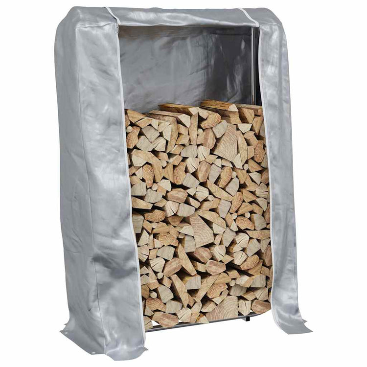Vidaxl -Kamin mit Regenabdeckung 100x25x150 cm verzinkter Stahl