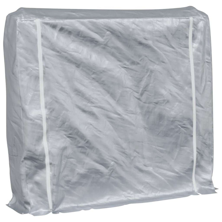 Vidaxl -Kamin mit Regenabdeckung 150x25x150 cm verzinkter Stahl
