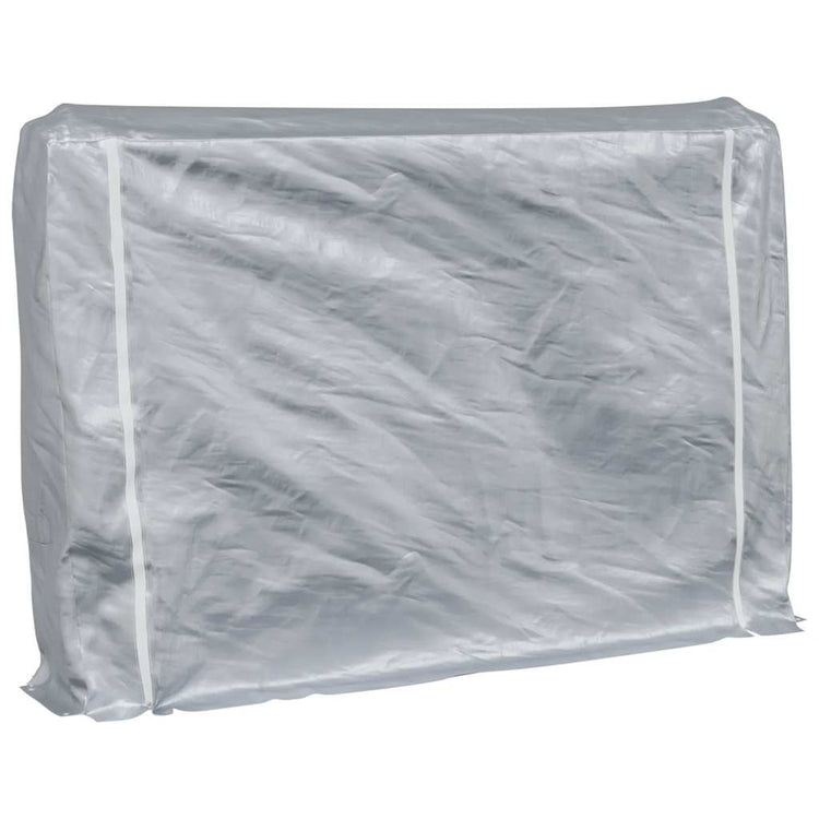 Vidaxl -Kamin mit Regenabdeckung 200x25x150 cm verzinkter Stahl