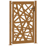 Vidaxxl Tor mit Beleuchtung Design 100x150 cm wetterfester Stahl - afbeelding 2
