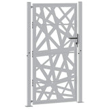 Vidaxxl Tor mit Beleuchtung Design 100x175 cm wetterfester Stahl - afbeelding 3