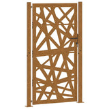 Vidaxxl Tor mit Beleuchtung Design 100x200 cm wetterfester Stahl - afbeelding 2