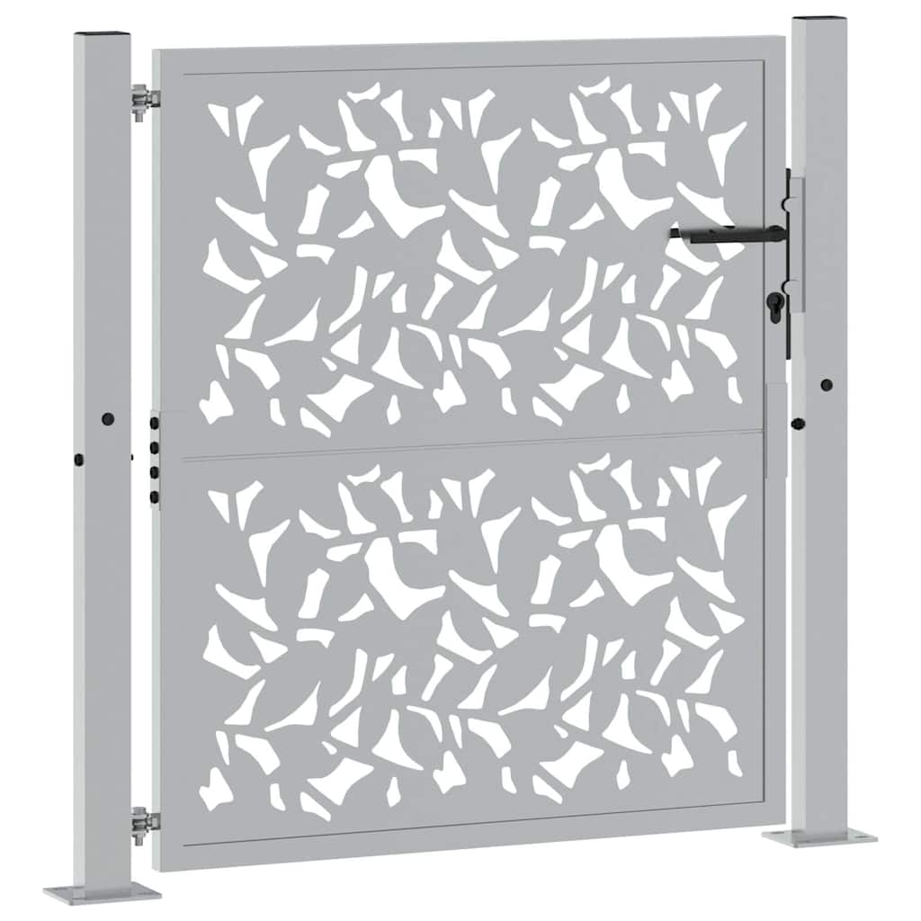Vidaxxl Tor mit Flügeldesign 100x100 cm wetterfester Stahl