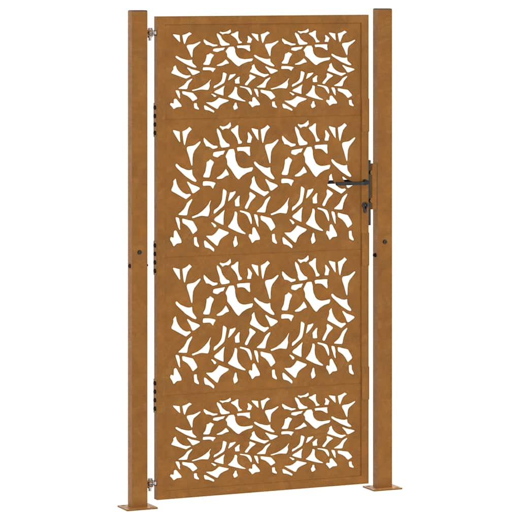 Vidaxxl Tor mit Flügeldesign 100x200 cm wetterfester Stahl