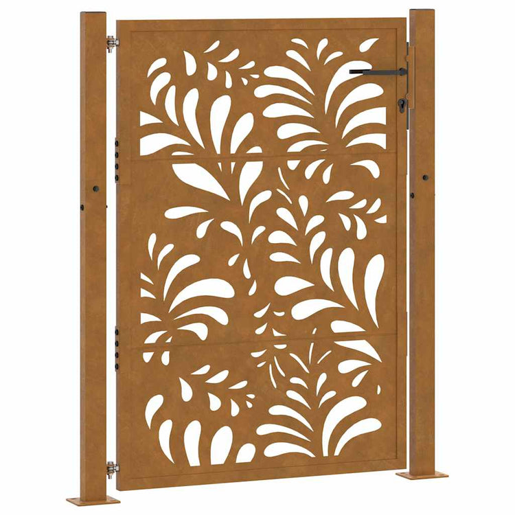 Vidaxxl Tor mit Wellendesign 100x150 cm wetterfester Stahl