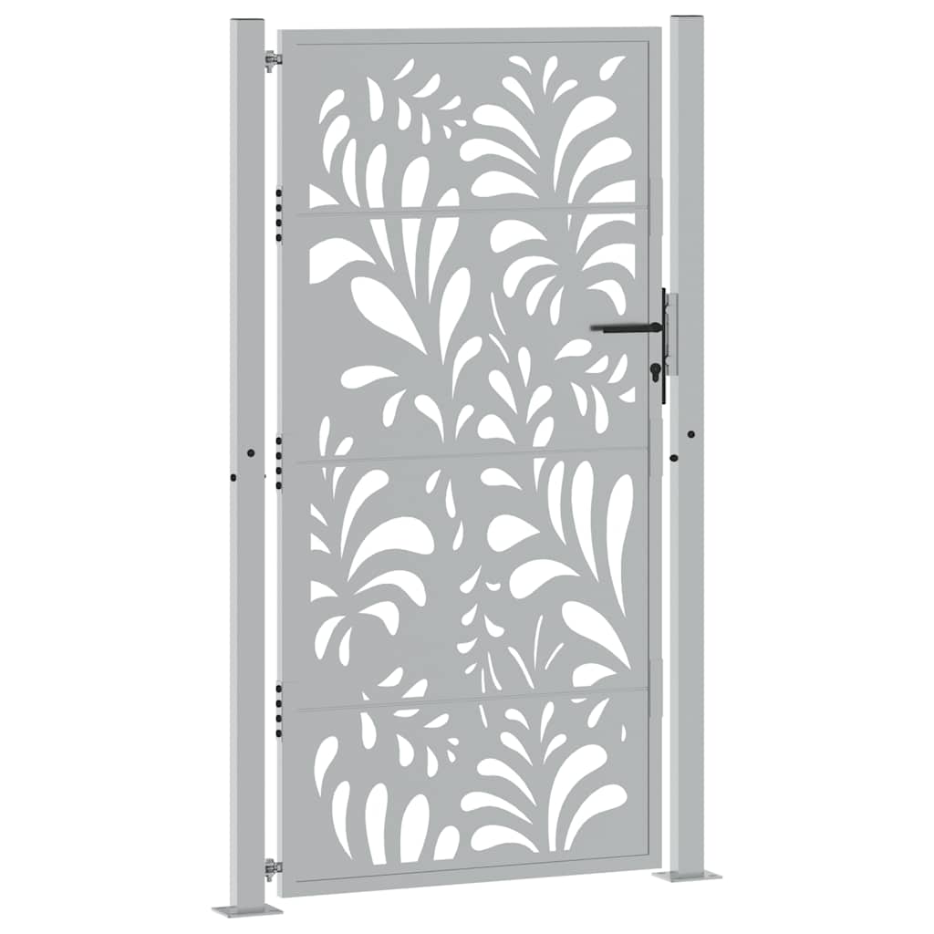 Vidaxxl Tor mit Wellendesign 100x175 cm wetterfester Stahl