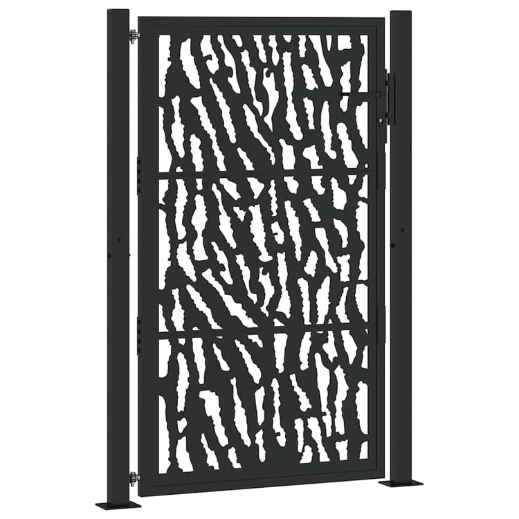 Vidaxx Tor mit Schienendesign 100x150 cm Stahl schwarz