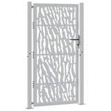 Vidaxx Tor mit Schienendesign 100x175 cm wetterfester Stahl - afbeelding 3