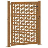Vidaxxl Tor mit Kreuzdesign 100x150 cm wetterfester Stahl - afbeelding 2