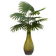 Vidaxl künstliche Palmenpflanze 9 Blätter 65 cm grün