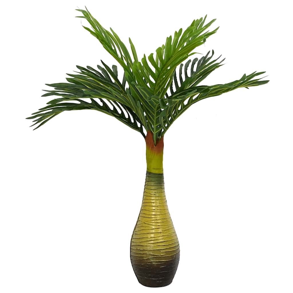 Vidaxl künstliche Palmenpflanze 9 Blätter 70 cm grün
