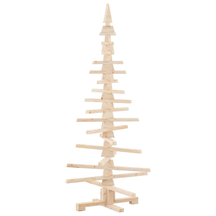 Vidaxx Holz-Weihnachtsbaum zur Dekoration 150 cm aus massivem Kiefernholz