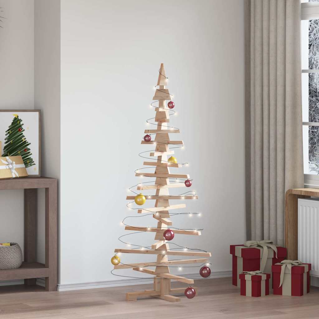 Vidaxx Holz-Weihnachtsbaum zur Dekoration 150 cm aus massivem Kiefernholz