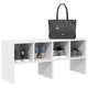 VIDAXL -Schuhregal stapelbar 89.5x30x40 cm Weiß