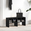 VIDAXL -Schuhregal stapelbar 89.5x30x40 cm schwarzer Eichefarbe