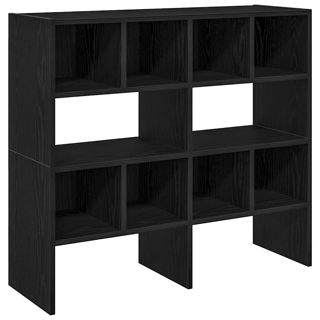 VIDAXL -Schuhregale 2 ST Stapelbar 89,5x30x40 cm schwarzer Eichefarbe