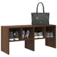 VIDAXL -Schuhregal Stapel 89,5x30x40 cm Braune Eiche Farbe