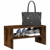 VIDAXL Schuhregal Stapelbar 60x30x30,5 cm geräucherte Eichefarbe