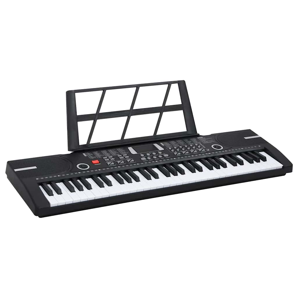 Vidaxl 61 Tasten Klavier Elektrische Tastatur mit Musikstandard