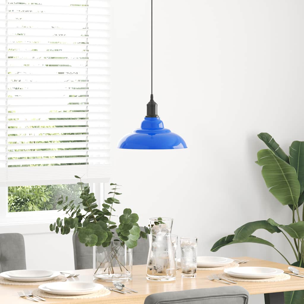 Vidaxx Hängelampe höhenverstellbar E27 ø31 cm Metall dunkelblau