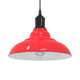 Vidaxx Hängelampe höhenverstellbar E27 ø31 cm Metall glänzend rot