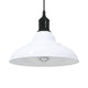 Vidaxx Hängelampe höhenverstellbar E27 ø31 cm Metall glänzend weiß