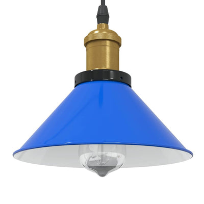 Vidaxx Hängelampe höhenverstellbar E27 ø22 cm Metall dunkelblau