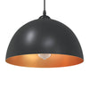 Vidaxl Hängelampen 2 Stück höhenverstellbar E27 30 cm Metall schwarz