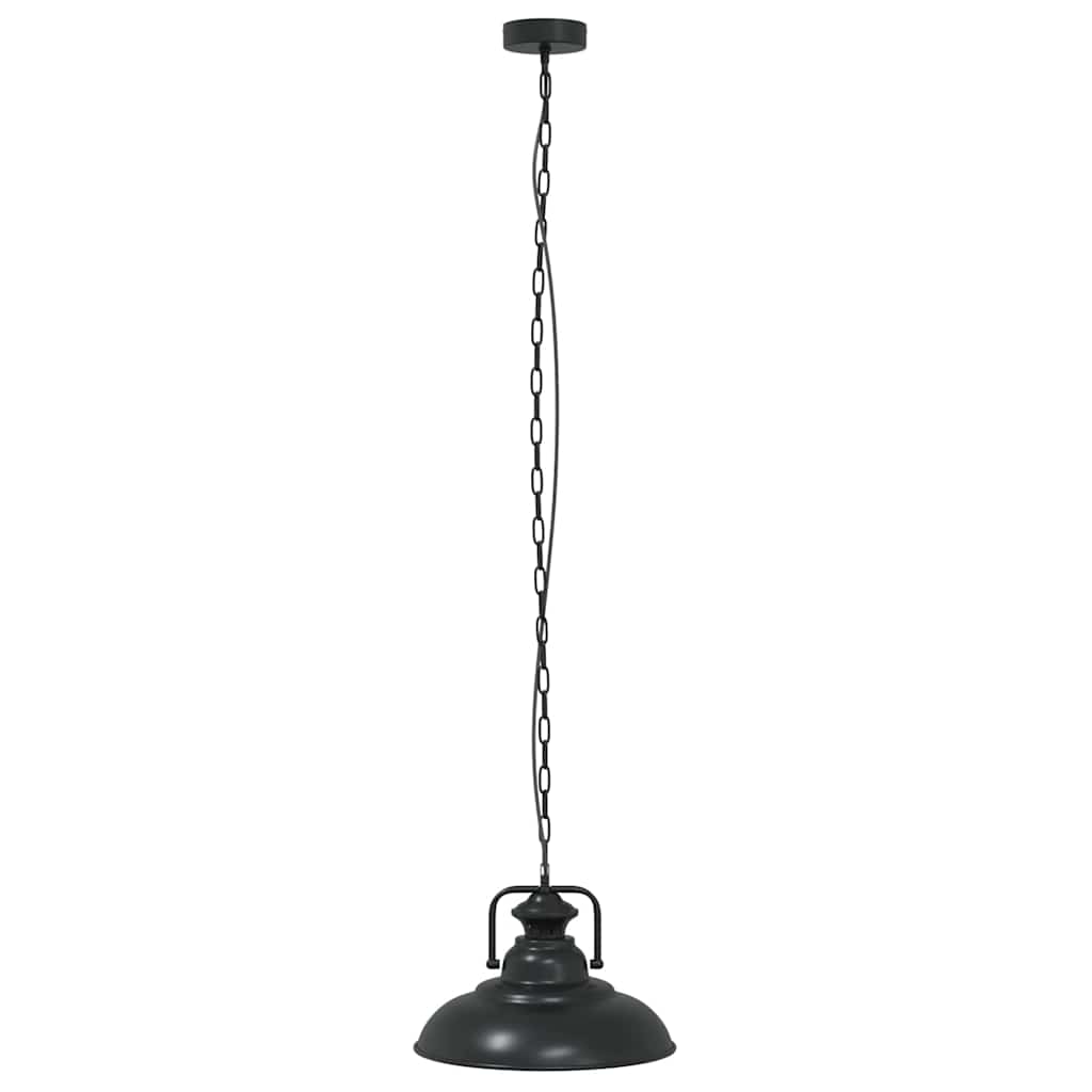 VidaXL Hängelampe E27 ø 31 cm Eisen schwarz