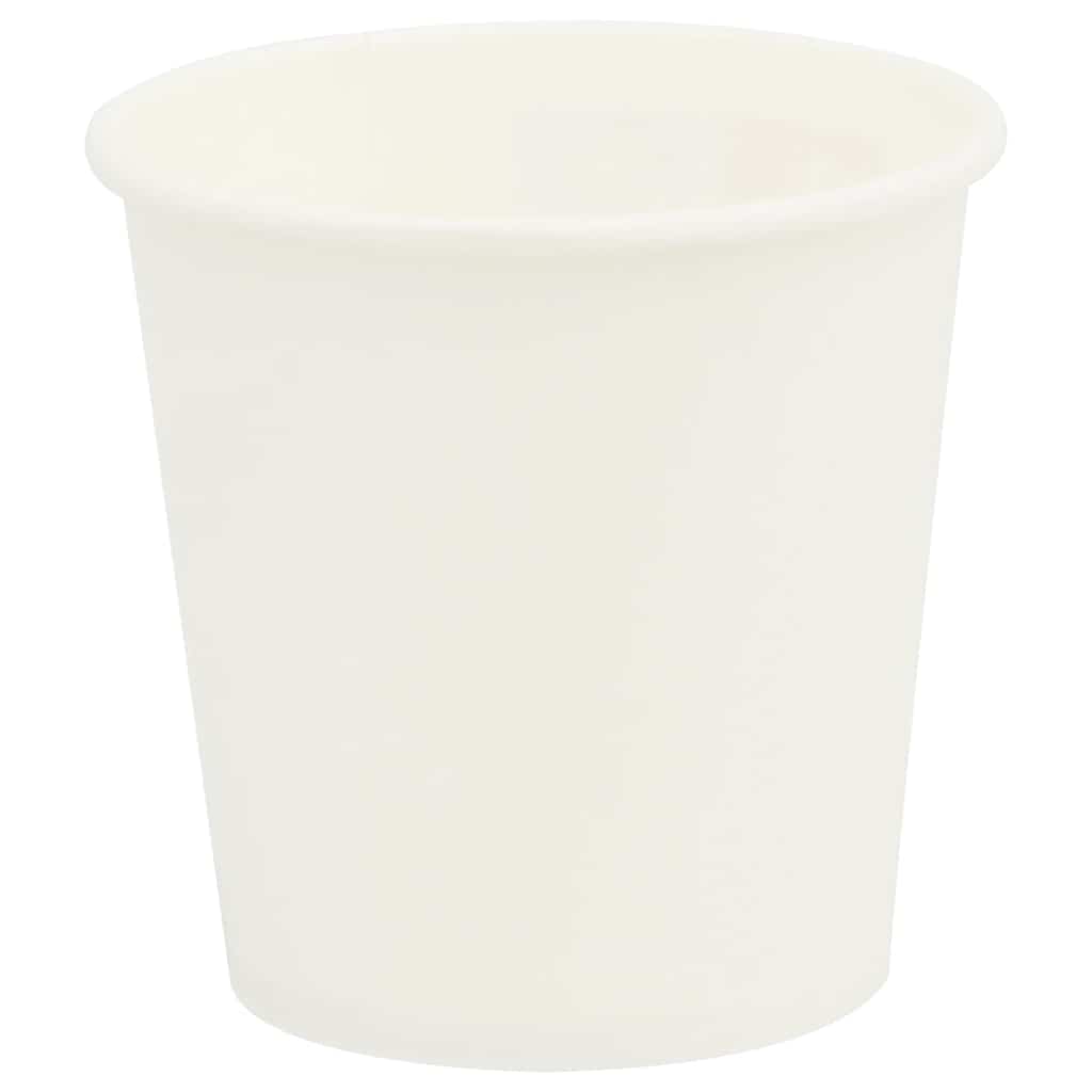 Vidaxl Papier Kaffeetassen 1000 St 4oz 100 ml Weiß