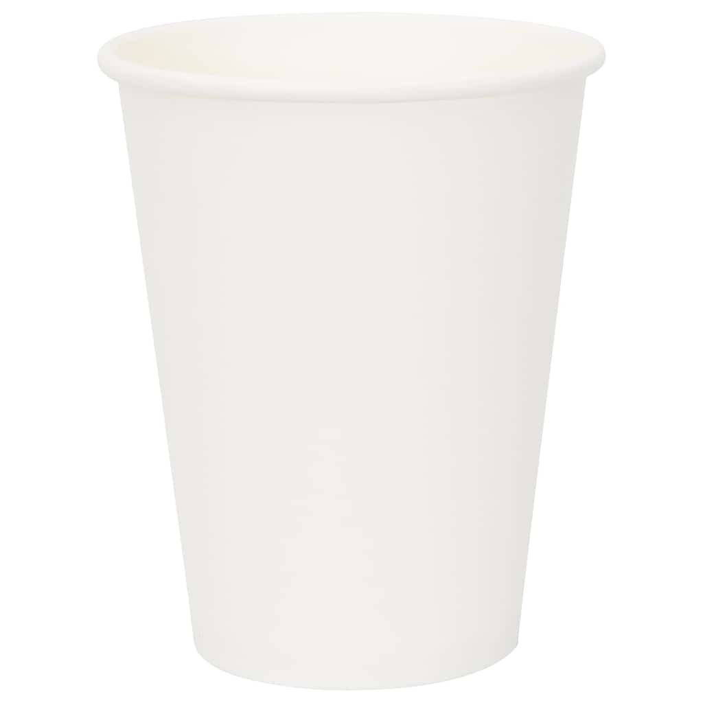 Vidaxl -Papierkaffeetassen 1000 Stcs 12oz 300 ml Weiß