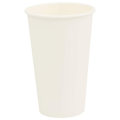 Vidaxl Papier Kaffeetassen 1000 St 16oz 400 ml Weiß