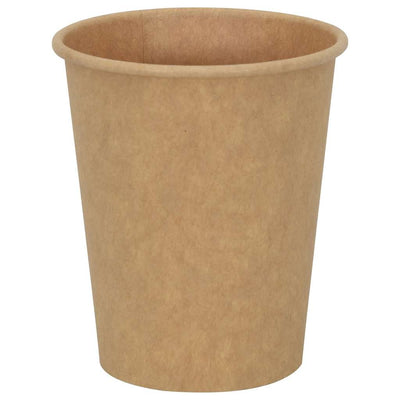 Vidaxl -Papierkaffeetassen 1000 Stcs 8oz 200 ml Braun