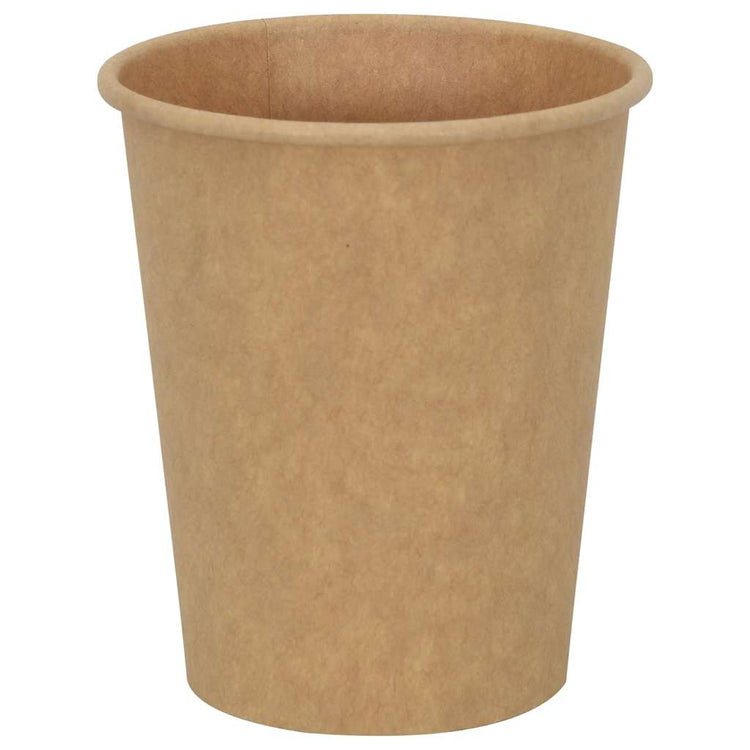 Vidaxl -Papierkaffeetassen 1000 Stcs 8oz 200 ml Braun