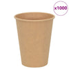 Vidaxl -Papierkaffeetassen 1000 Stcs 12oz 300 ml Braun