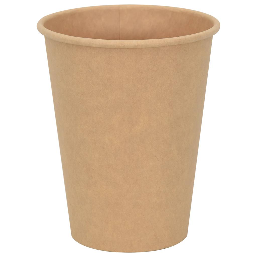 Vidaxl -Papierkaffeetassen 1000 Stcs 12oz 300 ml Braun