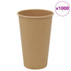Vidaxl -Papierkaffeetassen 1000 St 16oz 400 ml Braun