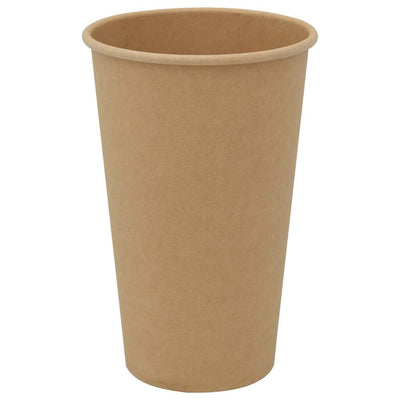 Vidaxl -Papierkaffeetassen 1000 St 16oz 400 ml Braun