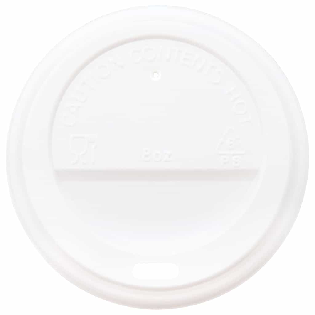 Vidaxl Papier Kaffee Tasse Lods Ø80 mm 8oz 1000 St Plastik weiß