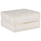 Modulares Sofa Vidaxx 70x70x36 aus cremefarbenem Stoff