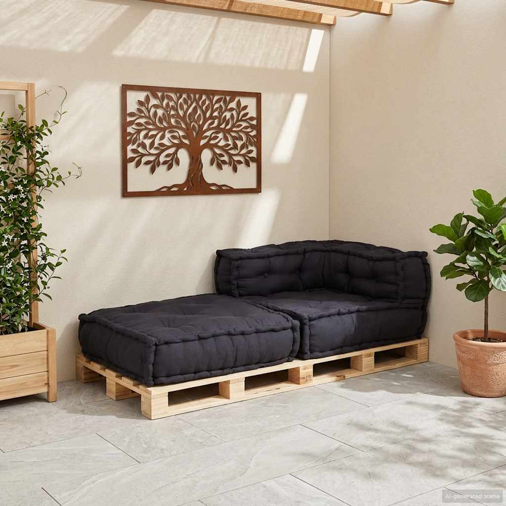 Vidaxx Modulsofa 70x70x54 Stoff Anthrazit