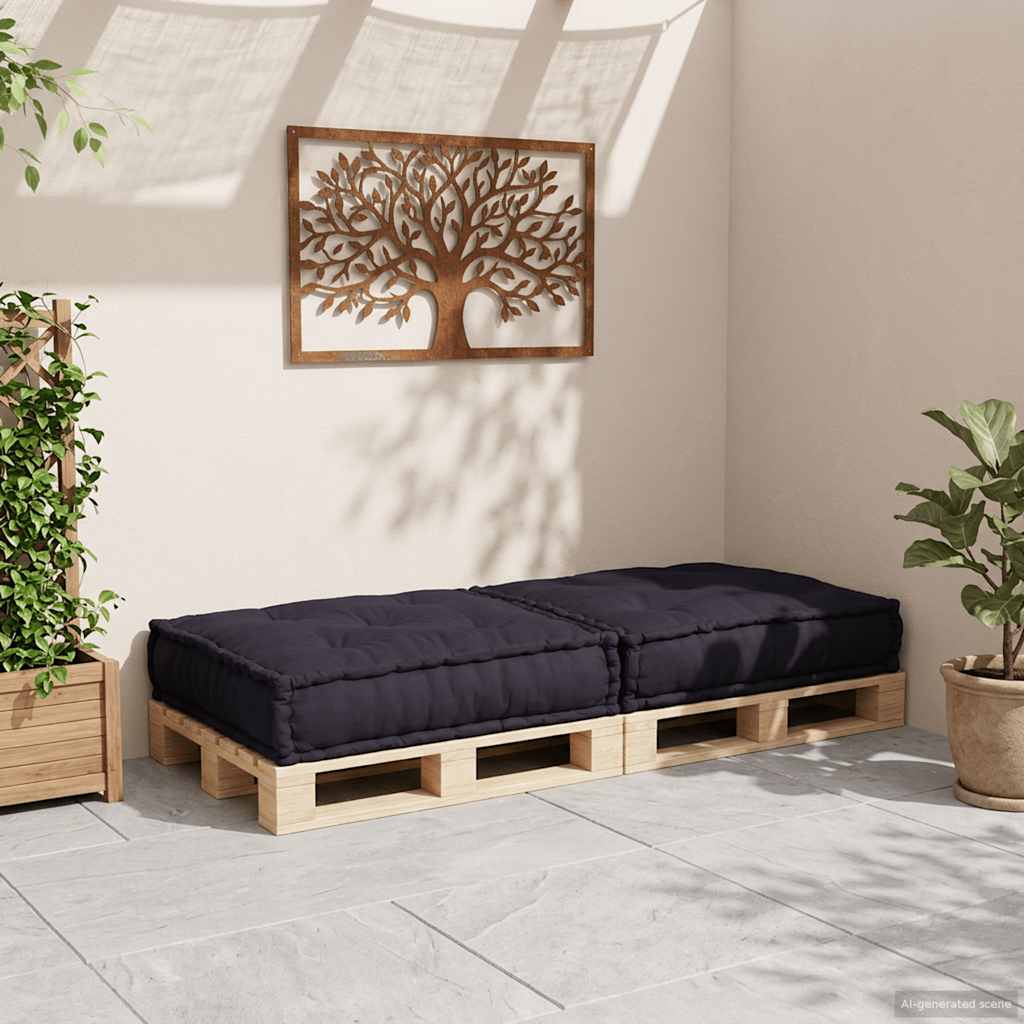 Vidaxx Modulsofa 70x70x36 Stoff Anthrazit
