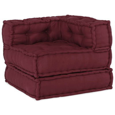 Vidaxx modulares Sofaset kastanienbraun 70x70x54 Stoff