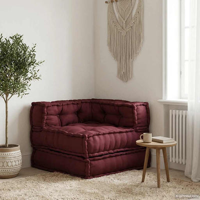 Vidaxx modulares Sofaset kastanienbraun 70x70x54 Stoff