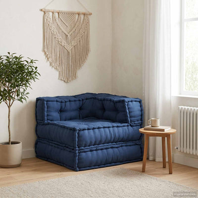 Vidaxx modulares Ecksofa Indigo 70 x 70 x 56 cm Stoff