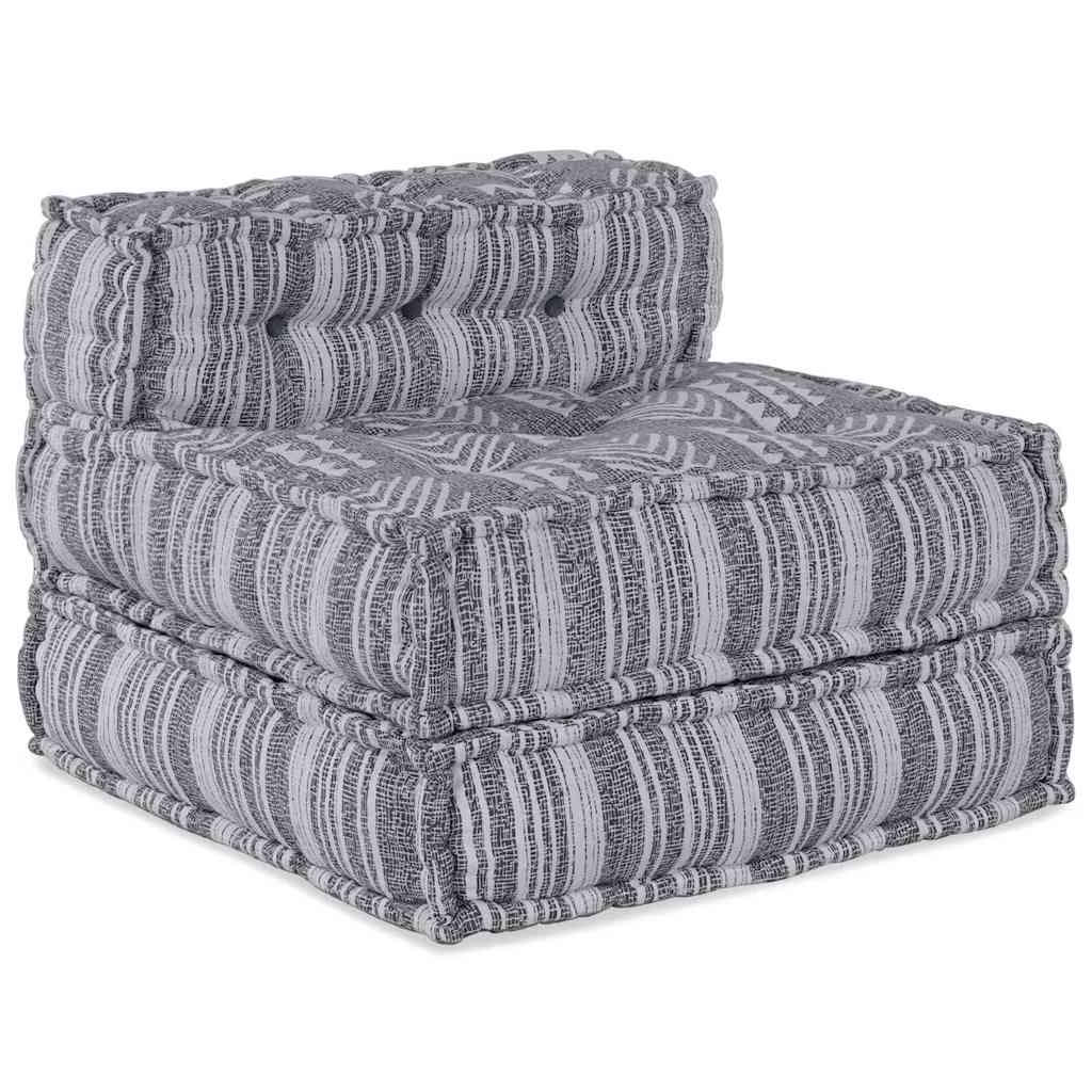 VidaXL modulares Sofa grau bedruckt 70 x 70 x 56 cm Stoff
