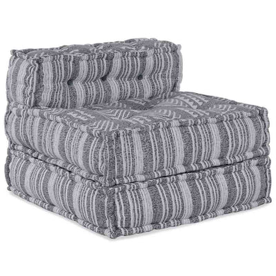 VidaXL modulares Sofa grau bedruckt 70 x 70 x 56 cm Stoff
