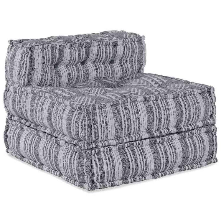 VidaXL modulares Sofa grau bedruckt 70 x 70 x 56 cm Stoff