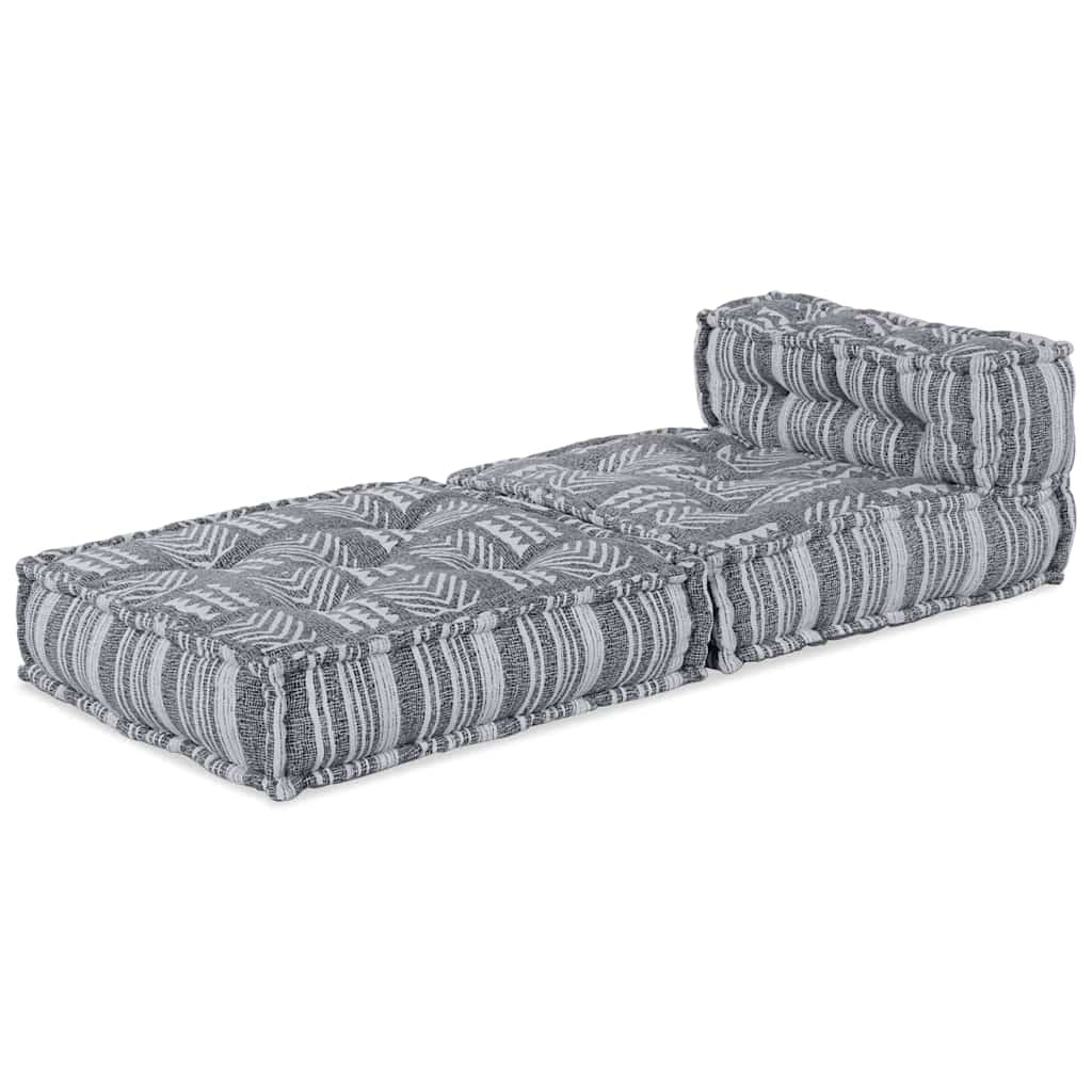 VidaXL modulares Sofa grau bedruckt 70 x 70 x 56 cm Stoff