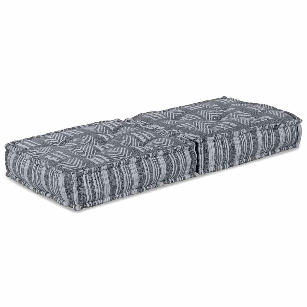Vidaxl modulares Sofa mit grauem Druck, Stoff 70 x 70 x 36 cm